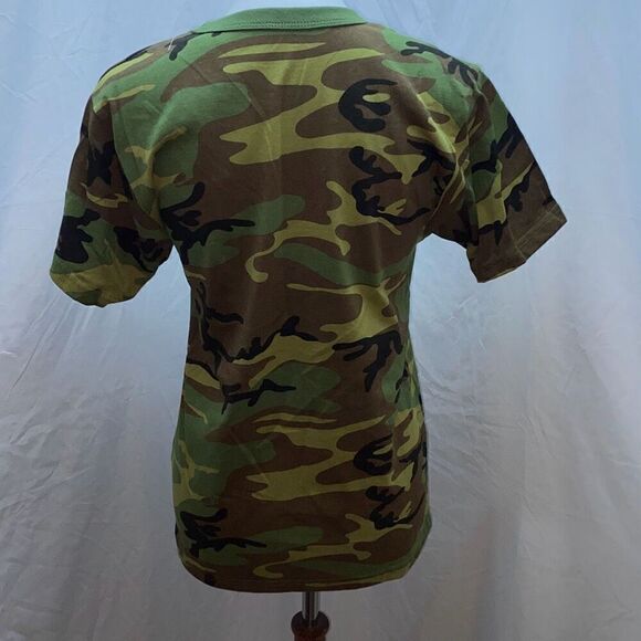 NWOT Rothco Camo t shirt Sz S crew neck green camouflage - Picture 3 of 6